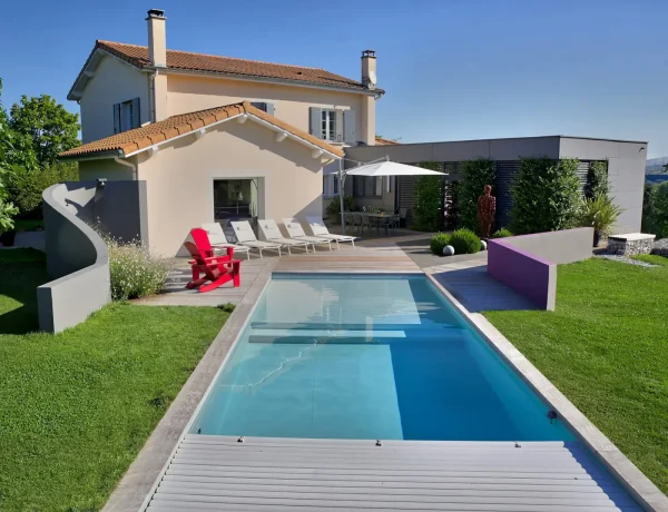 Terrasse grès cérame et bois ipé