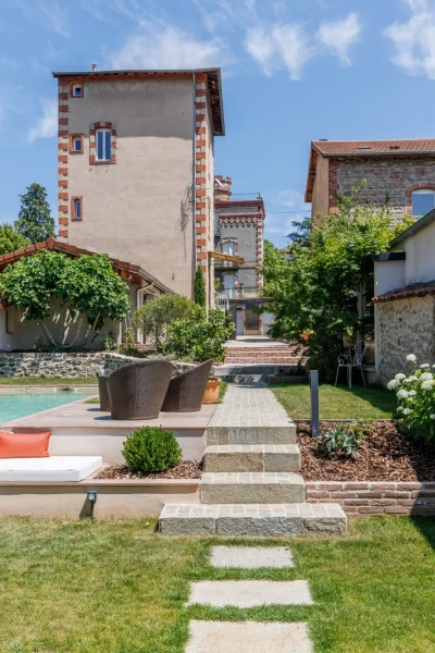 Escaliers en pavés